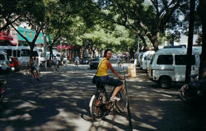 fietsen in de kleine straatjes van Beijing was een van de hoogte punten van de reis
